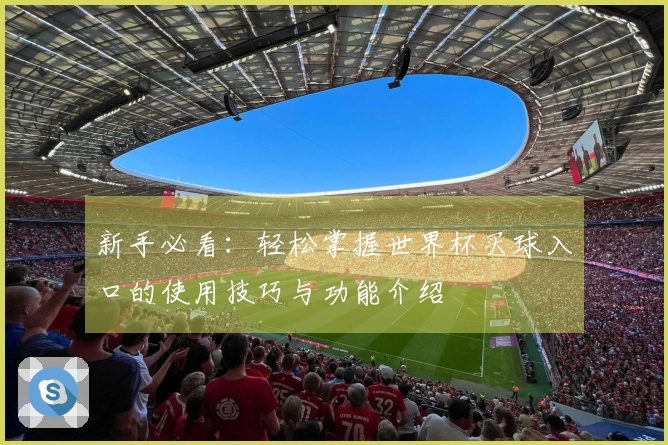 新手必看：轻松掌握世界杯买球入口的使用技巧与功能介绍